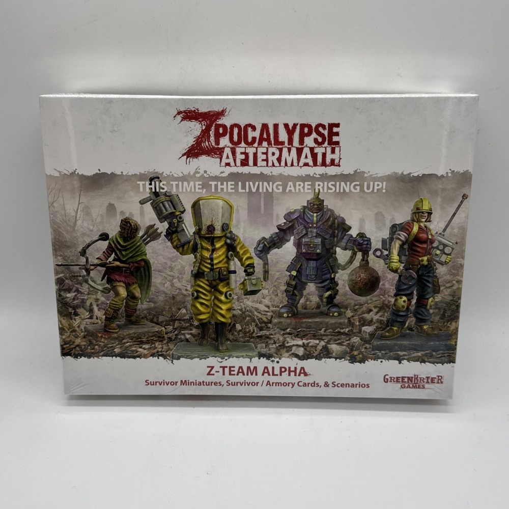 Greenbrier Games Zpocalypse Aftermath Z-Team Alpha Miniatures Box Set GNG0010